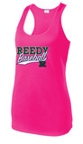 Reedy Baseball - Block Script - Dri-Fit Racerback Tank