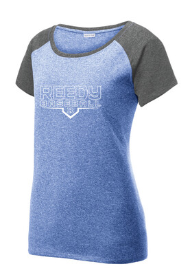 Reedy Baseball - Modern Plate - Heather Scoop Neck