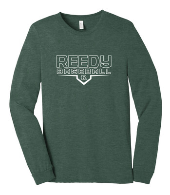 Reedy Baseball - Modern Plate - Bella+Canvas Long Sleeve