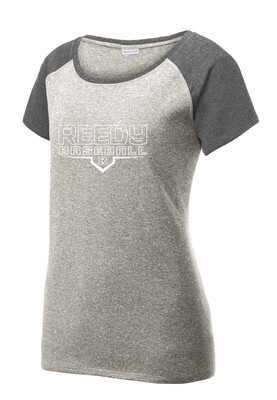 Reedy Baseball - Modern Plate - Heather Scoop Neck