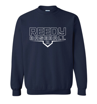 Reedy Baseball - Modern Plate - Crew Sweatshirt