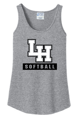 LH Softball - Big LH - Cotton Tank