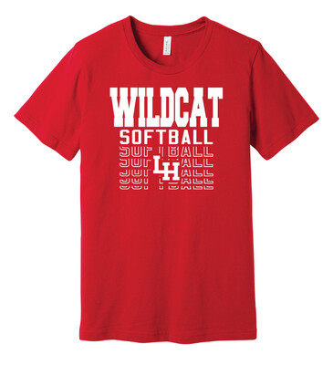 LH Softball - Fade Away - Bella+Canvas Short Sleeve