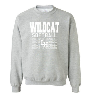 LH Softball - Fade Away - Crew Sweatshirt