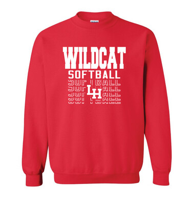 LH Softball - Fade Away - Crew Sweatshirt