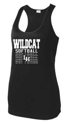 LH Softball - Fade Away - Dri-Fit Racerback Tank