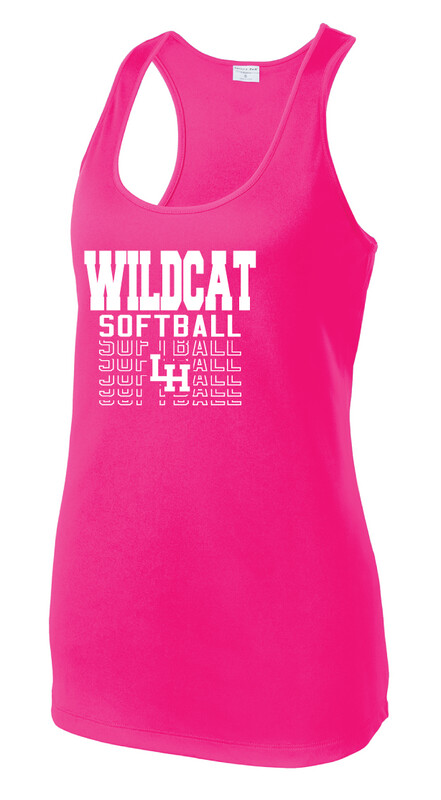 LH Softball - Fade Away - Dri-Fit Racerback Tank