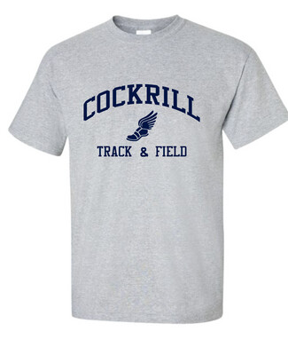 Cockrill T&amp;F - Boys Navy Design - Short Sleeve