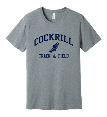 Cockrill T&amp;F - Boys Navy Design - Bella+Canvas Short Sleeve