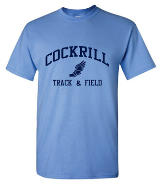 Cockrill T&amp;F - Boys Navy Design - Short Sleeve