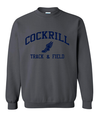 Cockrill T&amp;F - Boys Navy Design - Crew Sweatshirt