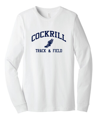 Cockrill T&amp;F - Boys Navy Design - Bella+Canvas Long Sleeve