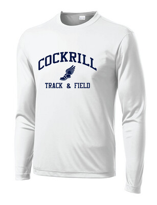 Cockrill T&amp;F - Boys Navy Design - Dri-Fit Long Sleeve