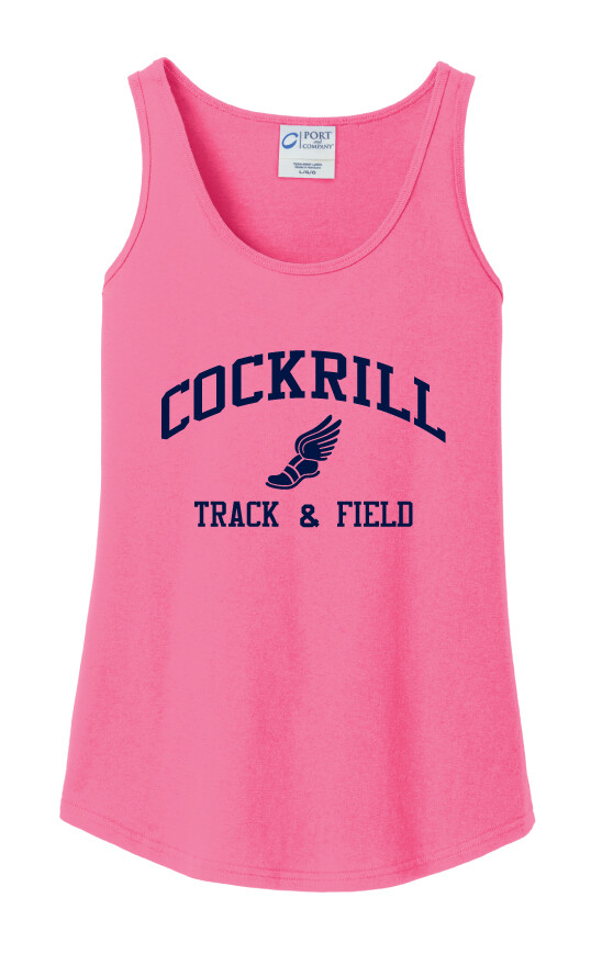 Cockrill T&amp;F - Boys Navy Design - Cotton Tank
