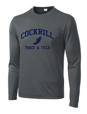 Cockrill T&amp;F - Boys Navy Design - Dri-Fit Long Sleeve