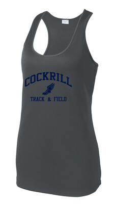 Cockrill T&amp;F - Boys Navy Design - Racerback Tank