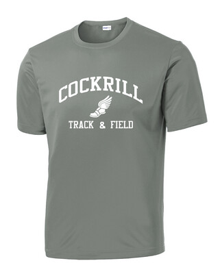Cockrill T&amp;F - Boys White Design - Dri-Fit Short Sleeve