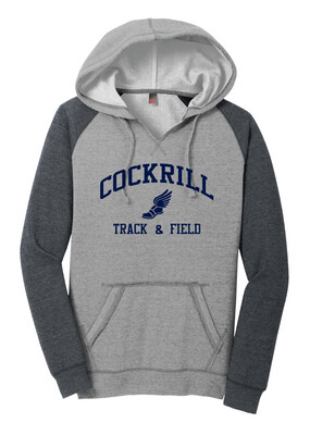 Cockrill T&amp;F - Boys Navy Design - Lightweight Raglan Hoodie