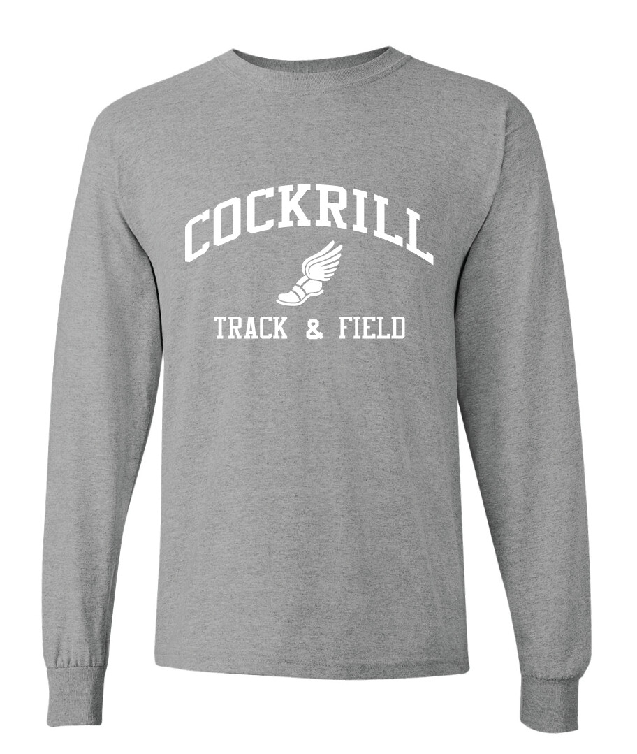 Cockrill T&amp;F - Boys White Design - Long Sleeve