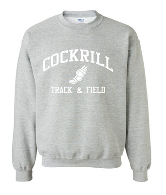 Cockrill T&amp;F - Boys White Design - Crew Sweatshirt