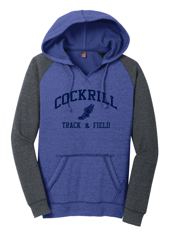 Cockrill T&amp;F - Boys Navy Design - Lightweight Raglan Hoodie