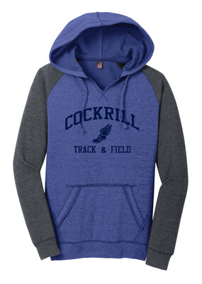 Cockrill T&amp;F - Boys Navy Design - Lightweight Raglan Hoodie