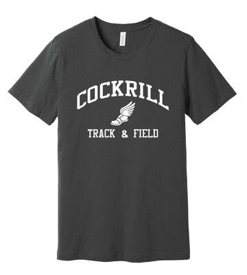 Cockrill T&amp;F - Boys White Design - Bella+Canvas Short Sleeve