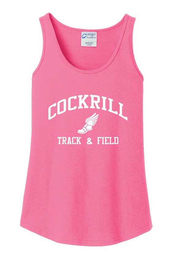 Cockrill T&amp;F - Boys White Design - Cotton Tank