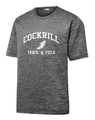 Cockrill T&amp;F - Boys White Design - Electric Dri-Fit Short Sleeve