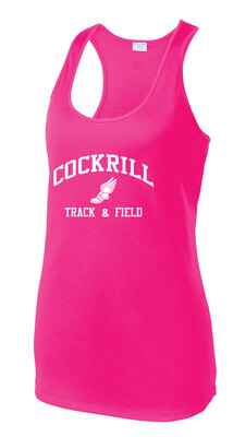 Cockrill T&amp;F - Boys White Design - Racerback Tank