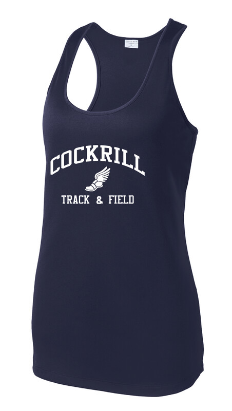 Cockrill T&amp;F - Boys White Design - Racerback Tank