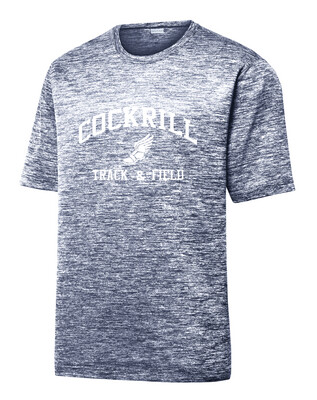 Cockrill T&amp;F - Boys White Design - Electric Dri-Fit Short Sleeve