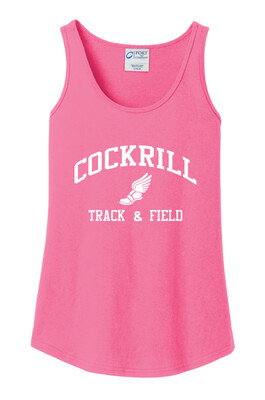 Cockrill T&amp;F - Boys White Design - Cotton Tank