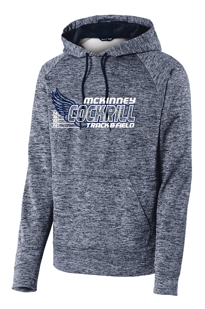 Cockrill T&amp;F - Girls Design - Electric Dri-Fit Hoodie, Color: Navy