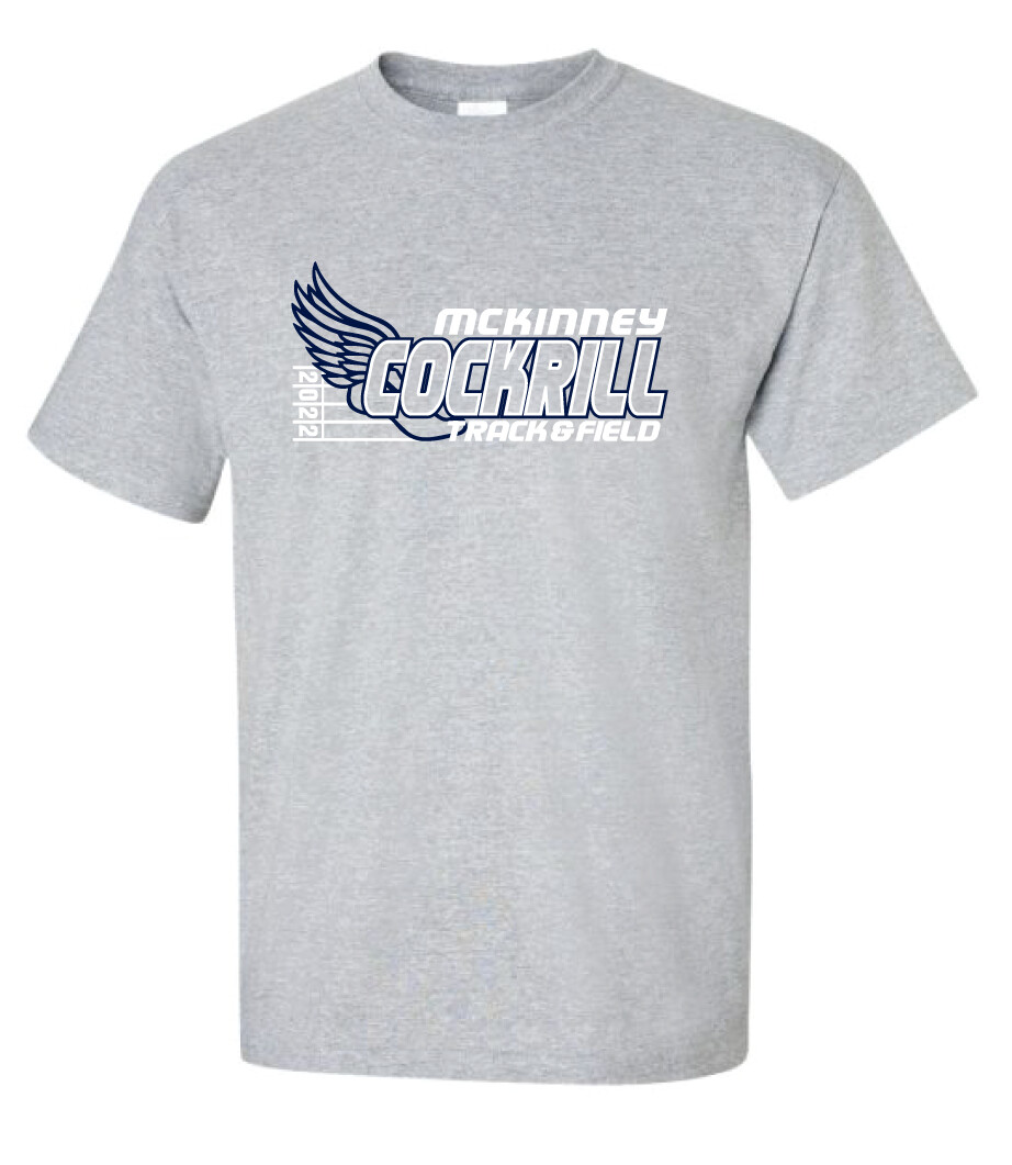 Cockrill T&amp;F - Girls Design - Short Sleeve, Color: Athletic Heather