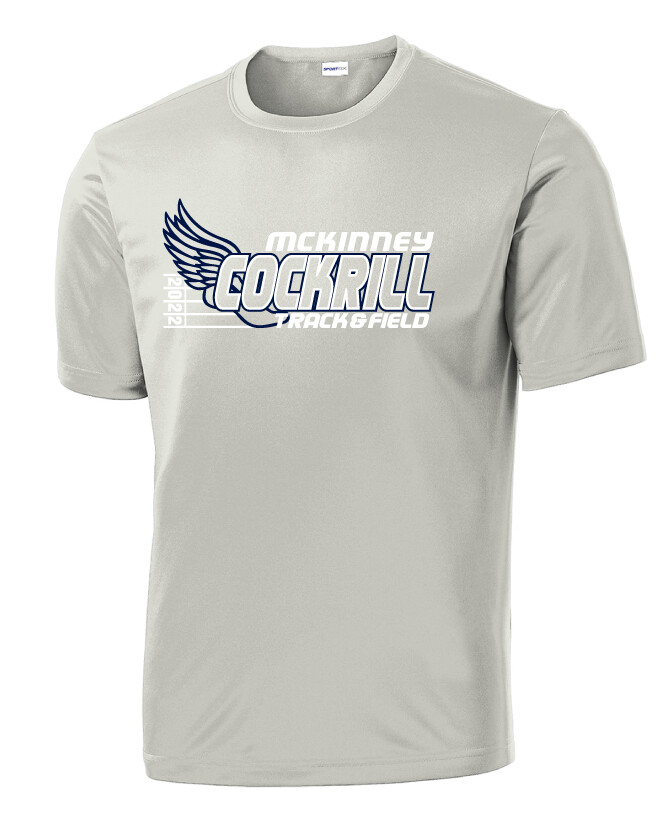 Cockrill T&amp;F - Girls Design - Dri-Fit Short Sleeve, Color: Silver