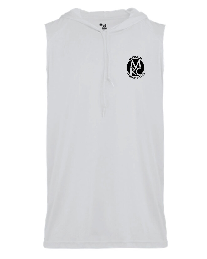 MRC - Sleeveless Hooded T-Shirt, Garment Color: White