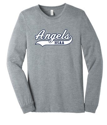 HSAA Softball - Script - Bella+Canvas Long Sleeve