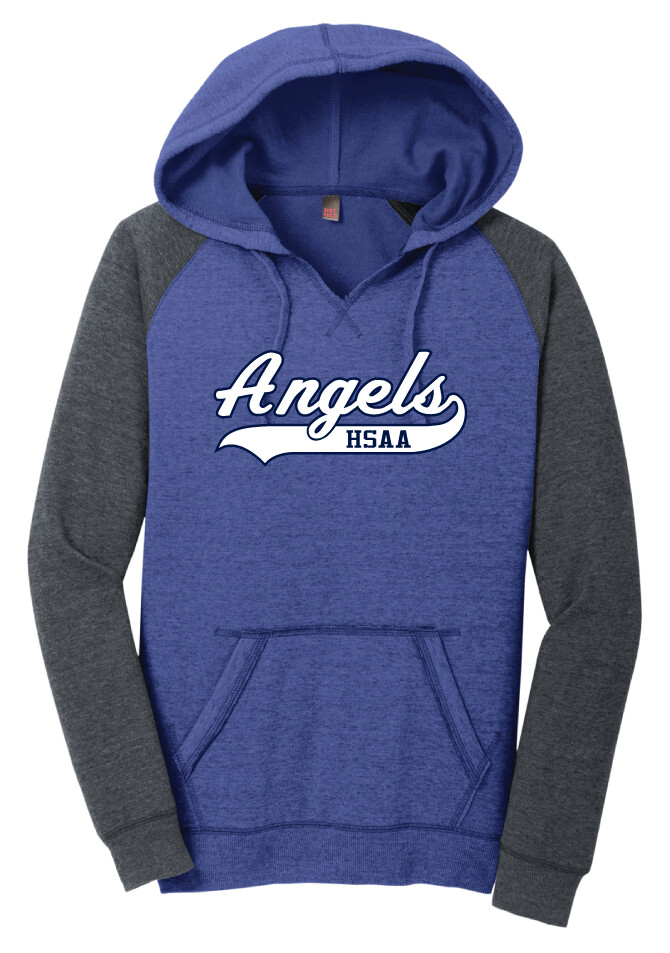 HSAA Softball - Script - Lightweight Raglan Hoodie