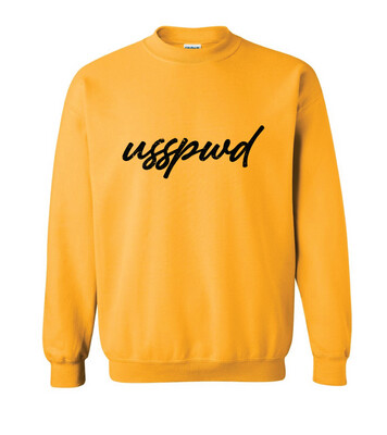 USSPWDC - Distressed Script - Unisex Crew Sweatshirt