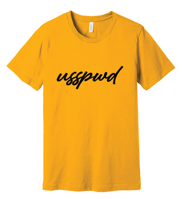 USSPWDC - Distressed Script - Unisex Bella+Canvas Short Sleeve