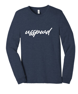 USSPWDC - Distressed Script - Unisex Bella+Canvas Long Sleeve