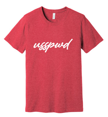 USSPWDC - Distressed Script - Unisex Bella+Canvas Short Sleeve