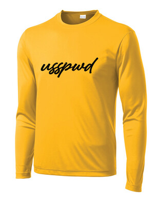 USSPWDC - Distressed Script - Unisex Dri-Fit Long Sleeve