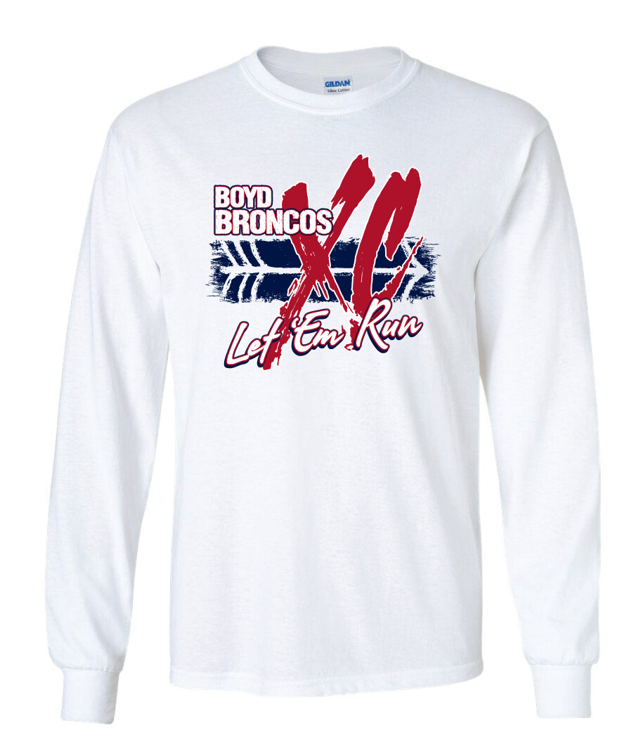 Boyd XC/T&amp;F - Big XC - Long Sleeve, Color: White