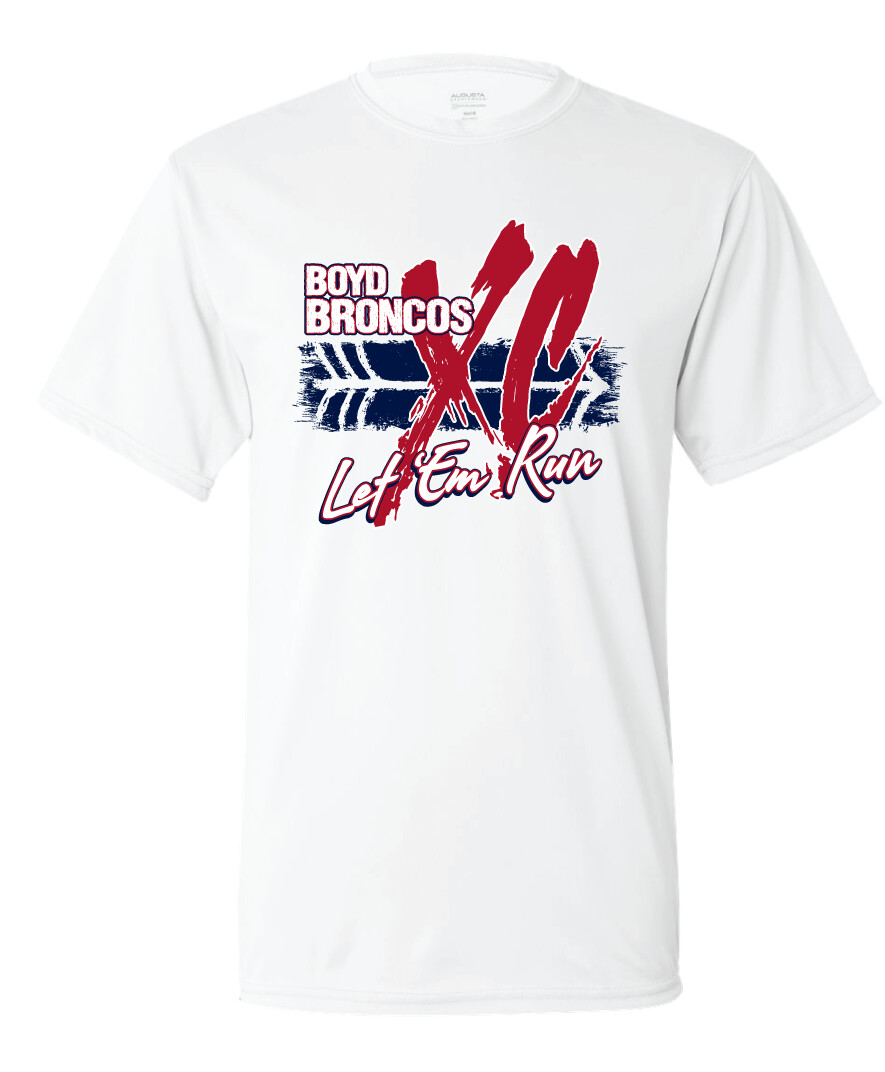 Boyd XC/T&amp;F - Big XC - Short Sleeve, Color: White