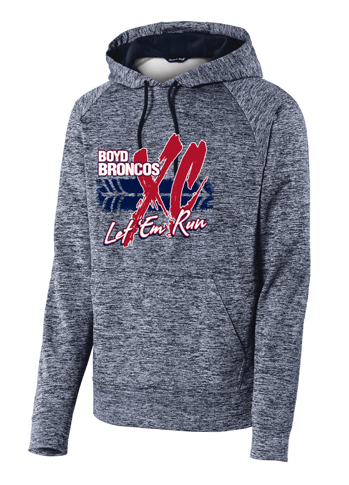 Boyd XC/T&amp;F - Big XC - Electric Dri-Fit Hoodie, Color: Navy
