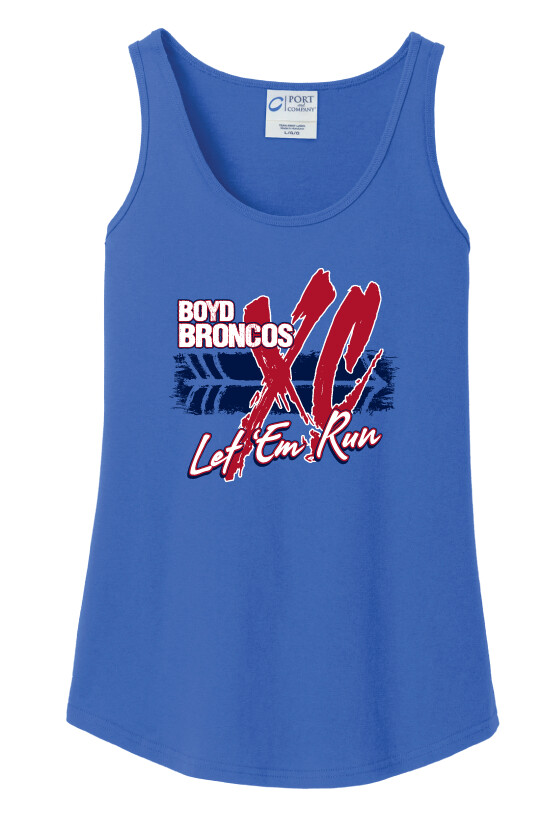 Boyd XC/T&amp;F - Big XC - Cotton Tank, Color: Royal