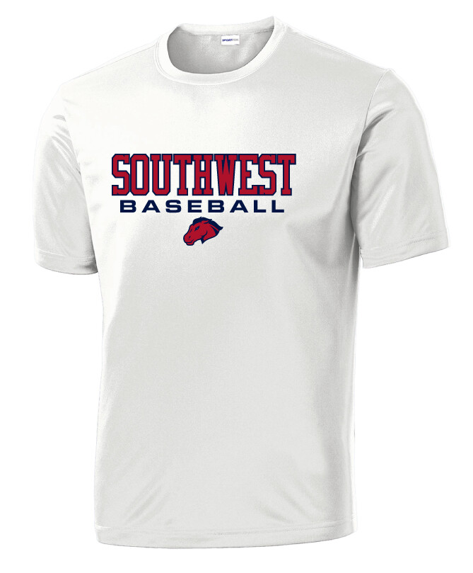 USW Baseball - Southwest Block - Dri-Fit Short Sleeve, Color: White