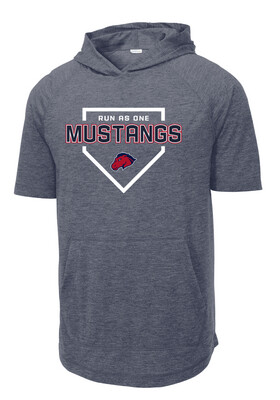 USW Baseball - Run as One - Tri-Blend Short Sleeve Hoodie